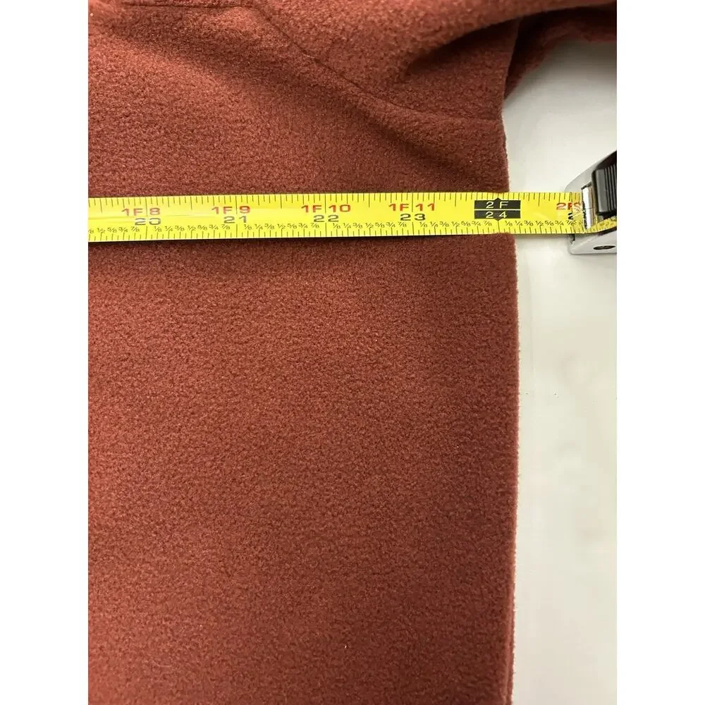 Columbia Sportswear Mountain Crest Mens L/S Size L Rare Maroon/Orange Jacket